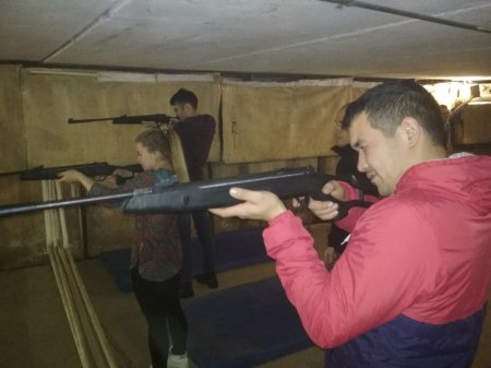 Соревнование по стрельбе из пневматической винтовки, посвященные 76 годовщине Битвы за Москву