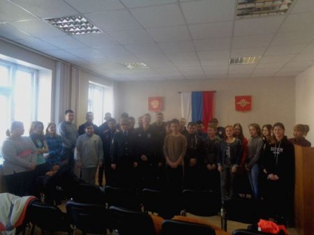 Встреча студентов с сотрудниками МО МВД России
