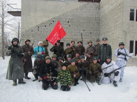 Участие студентов колледжа в военной исторической реконструкции «Сталинградская битва. Дом Павлова»