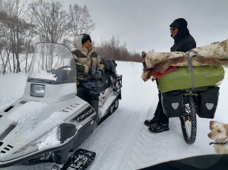 Не легкий путь по снежным дорогам Камчатки.