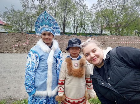 Наши студентки группы 19-"П" проходят практику в Паланской школе